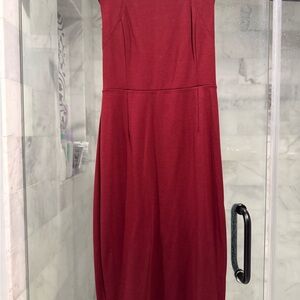 Express Red Midi Dress